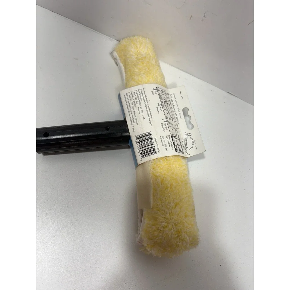 Ettore Scrubber Sz 10‎ Mighty Window Washer 10-Inch Yellow Vintage New!